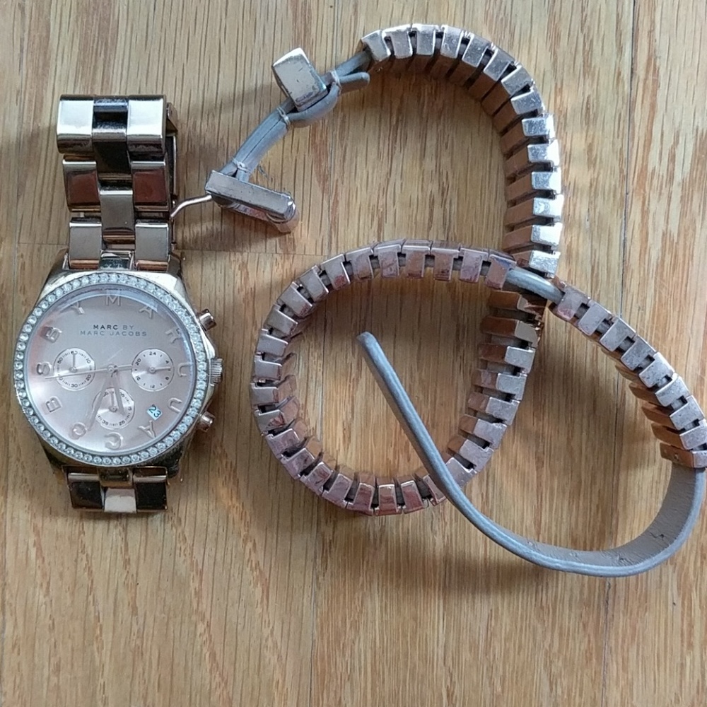 Marc Jacobs Watch & Michael Kors wrap bracelet